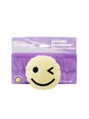 CREME Purple Winking Emoji Headband